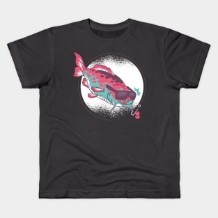 Catfishing Graphic Tee Kids T-Shirt